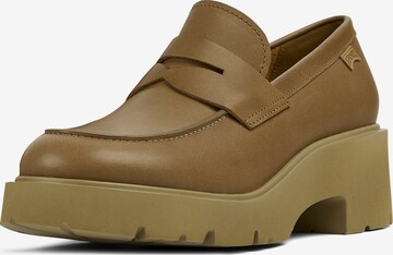 CAMPER Instappers 'Milah' in Beige: voorkant