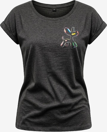 MAKAYA Shirt 'Dog Ballon' in Grey: front