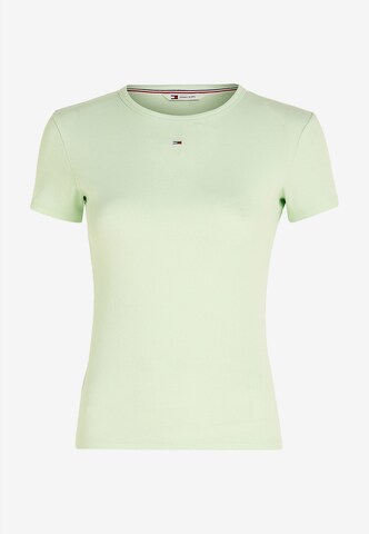 Tommy Jeans T-Shirt 'Essential' in Grün: predná strana