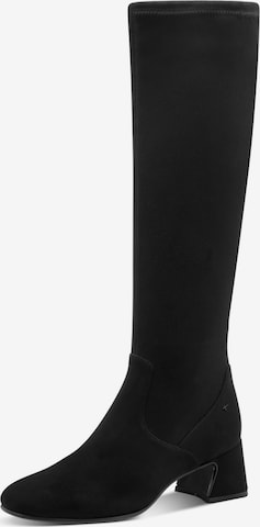 Bottes Tamaris en noir : devant