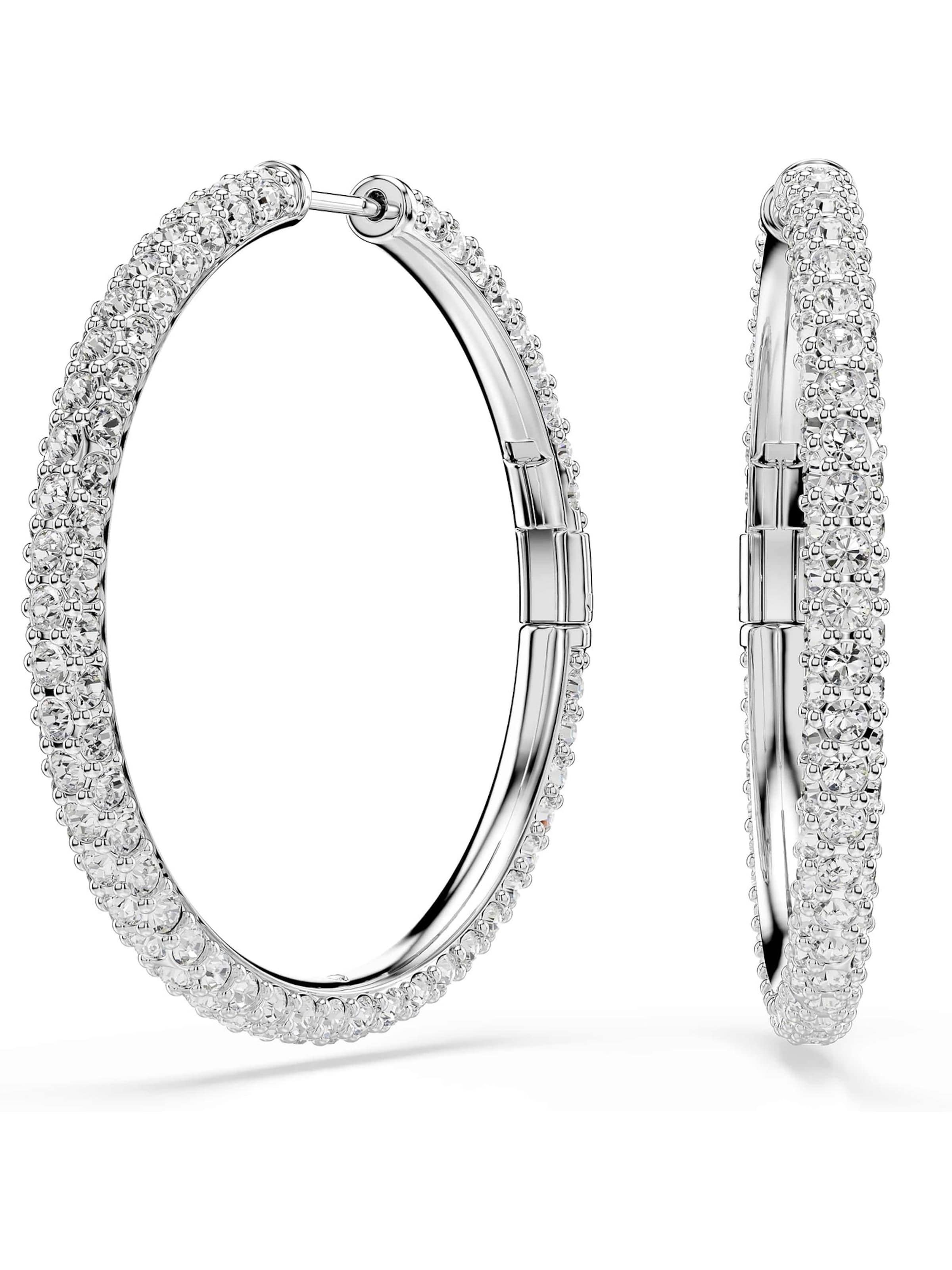 Swarovski Earrings in White: front