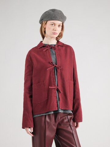 Veste mi-saison 'ONLDREW' ONLY en rouge : devant