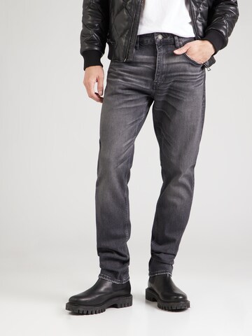 GUESS JEANS Slimfit Farkut värissä musta: etupuoli
