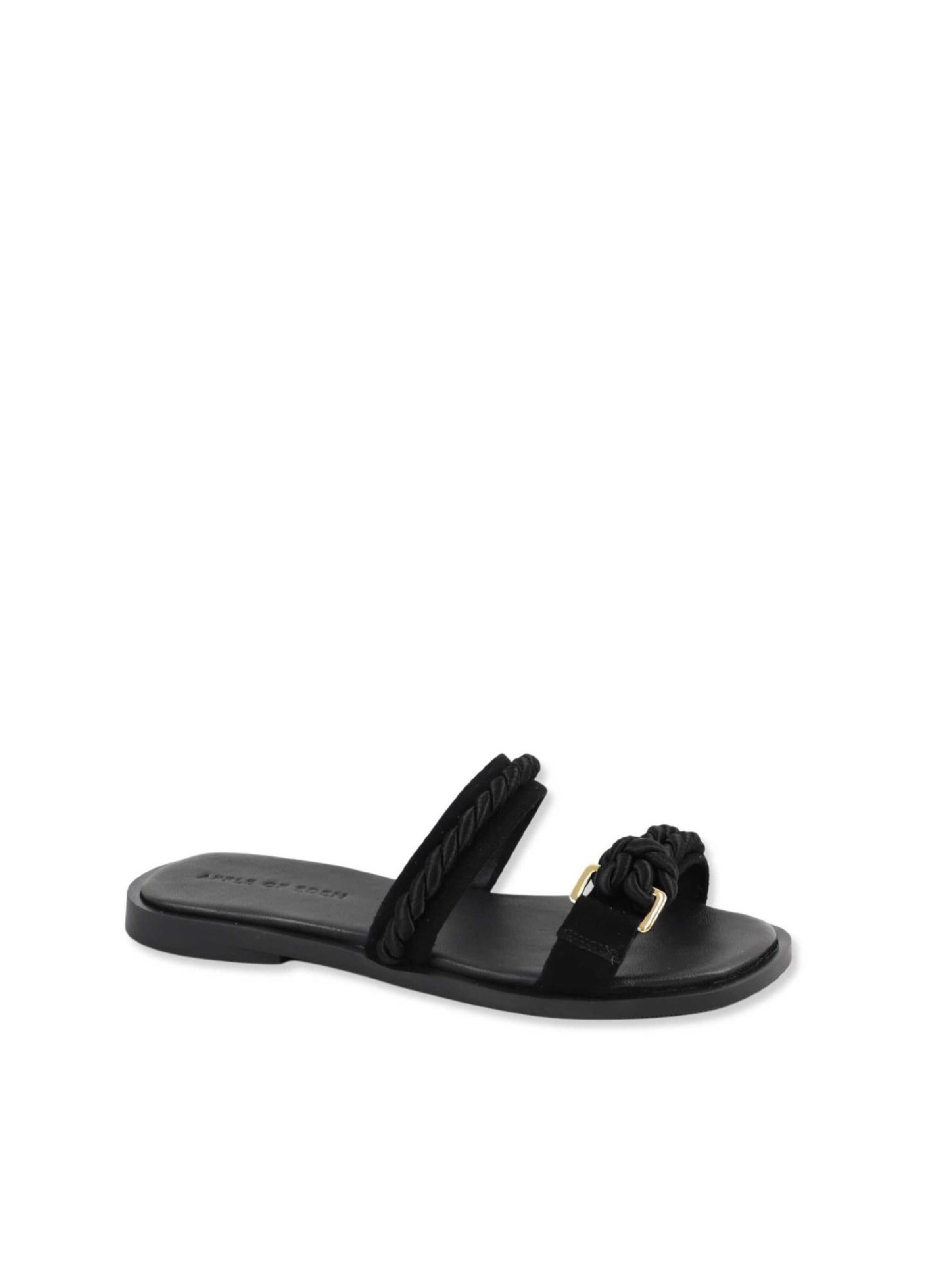 Apple of Eden Slippers 'SS26-ADA 1' in Black: front