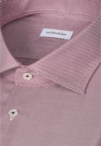 Coupe slim Chemise business SEIDENSTICKER en rose