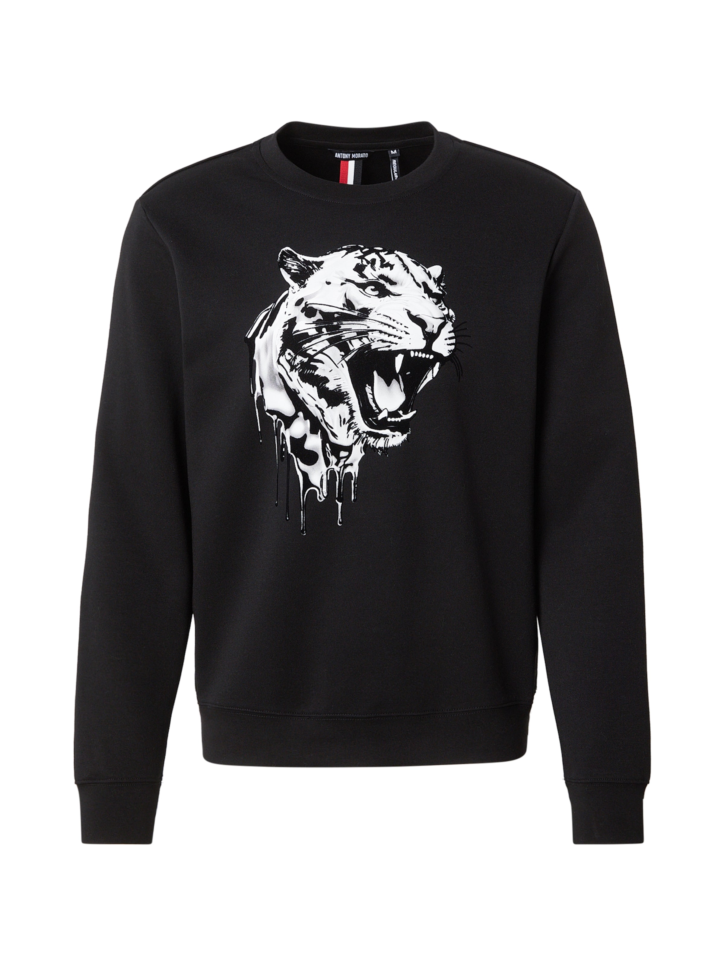 ANTONY MORATO Sweatshirt in Zwart: voorkant