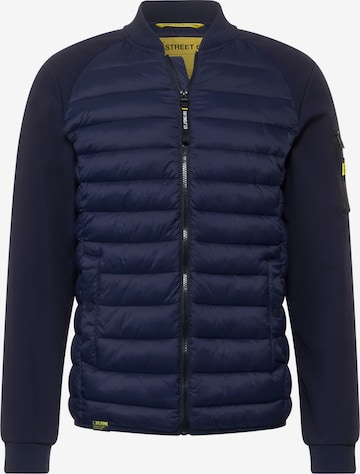 Street One MEN Between-Season Jacket in Blue: front