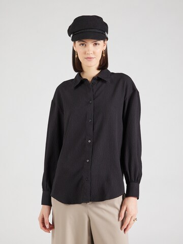 Camicia da donna di s.Oliver in nero: frontale