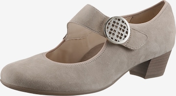 ARA Pumps in Beige: front