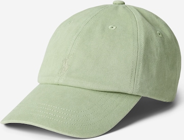 Casquette Polo Ralph Lauren en vert : devant