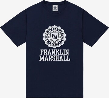 Maglietta di FRANKLIN & MARSHALL in blu: frontale