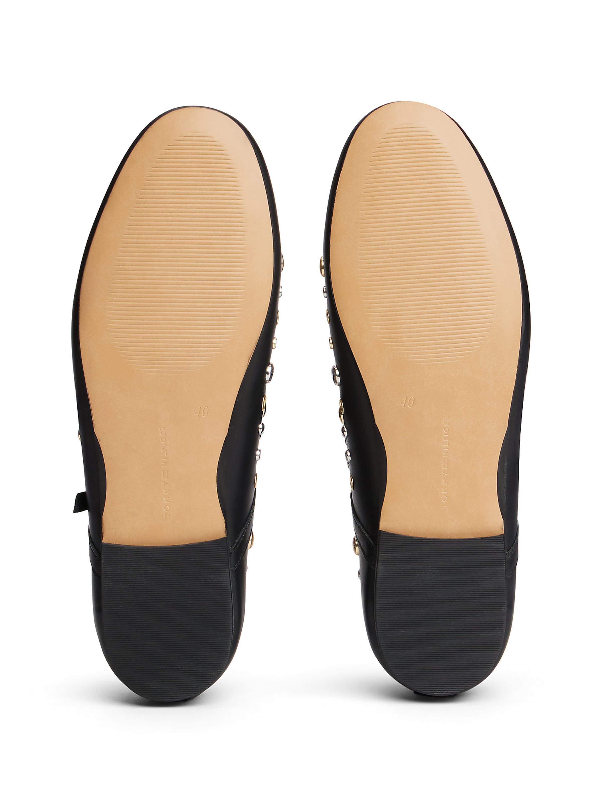 TOMMY HILFIGER Ballerina in Schwarz