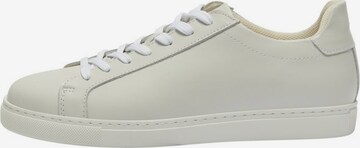 Baskets basses SELECTED HOMME en blanc : devant