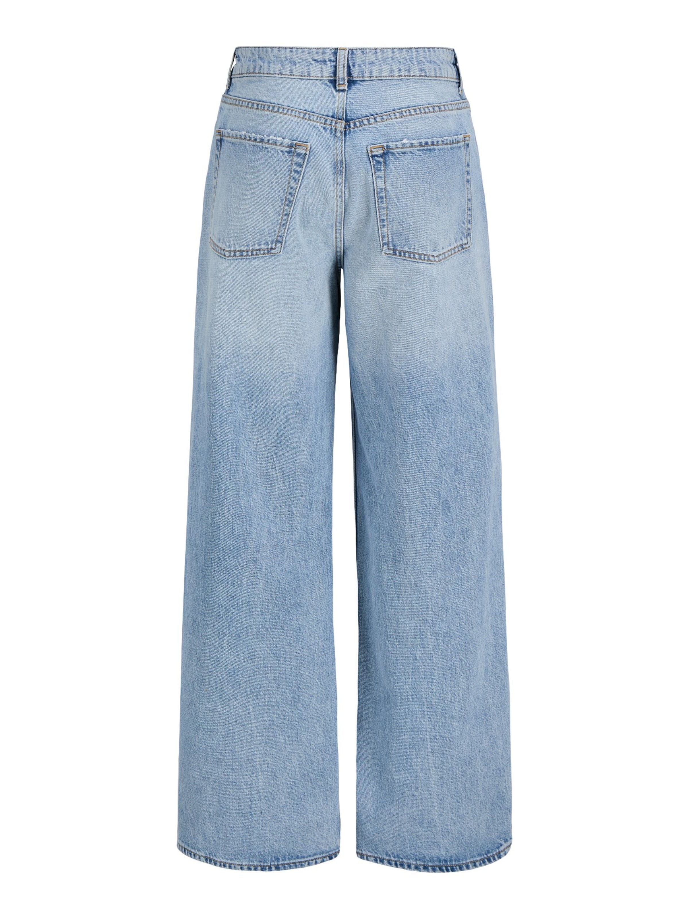 JJXX Wide leg Jeans 'JXOslo Bree' in Blauw