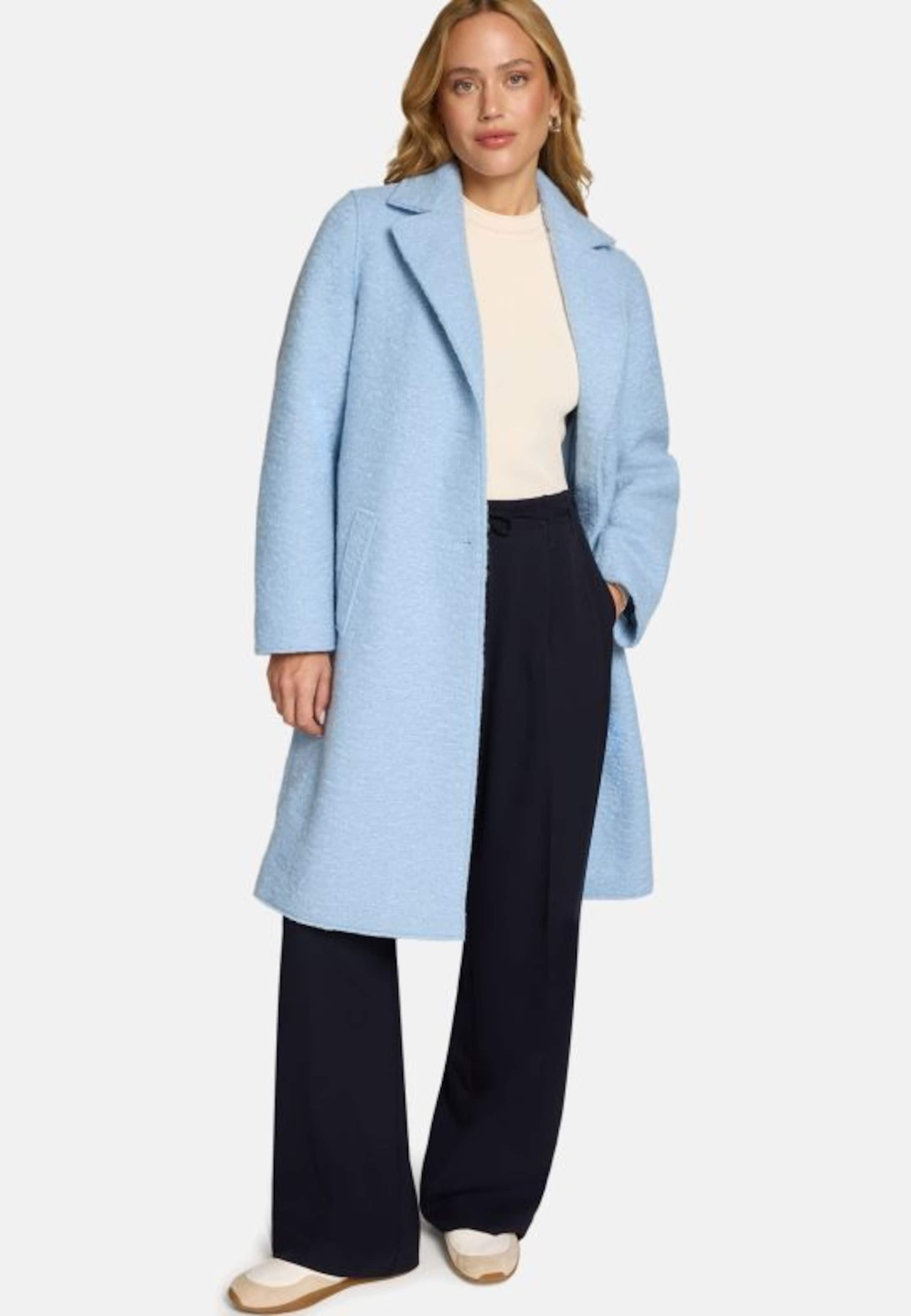 Manteau mi-saison zero en bleu