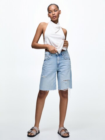 Pull&Bear Regular Shorts in Blau