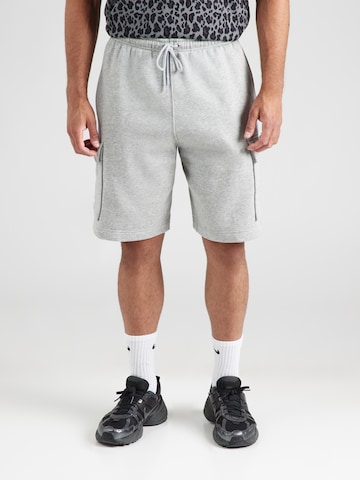 Nike Sportswear Loose fit Cargo trousers 'CLUB' in Grey: front