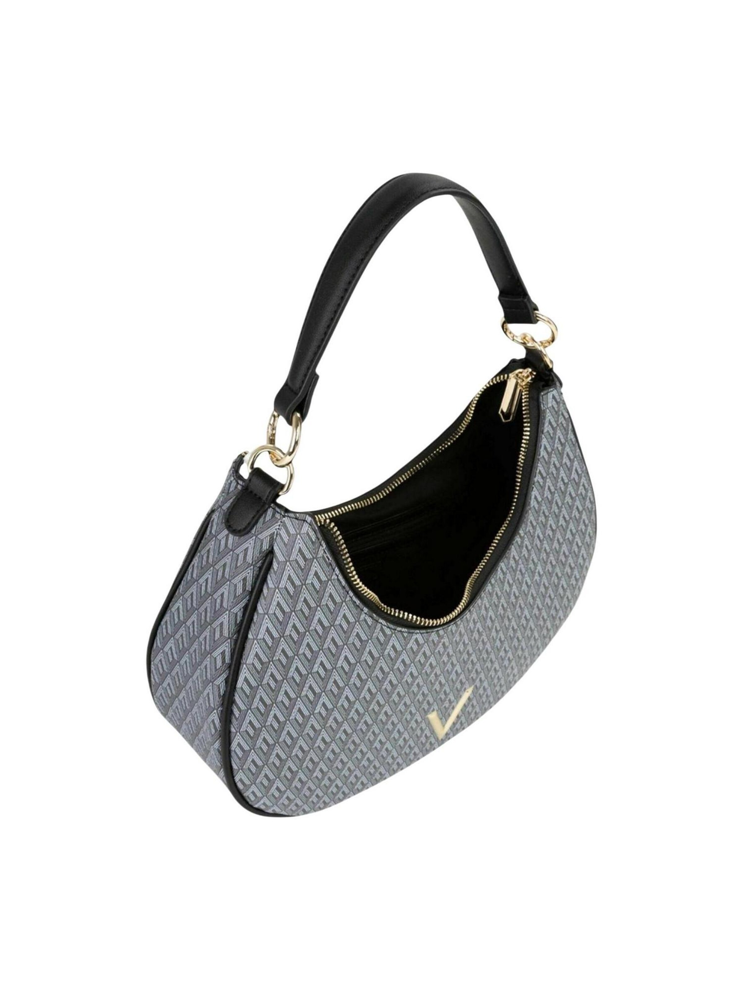 VALENTINO - Bolso de hombro 'HOBO BAG QUEEN RE VBS9OX07' en negro