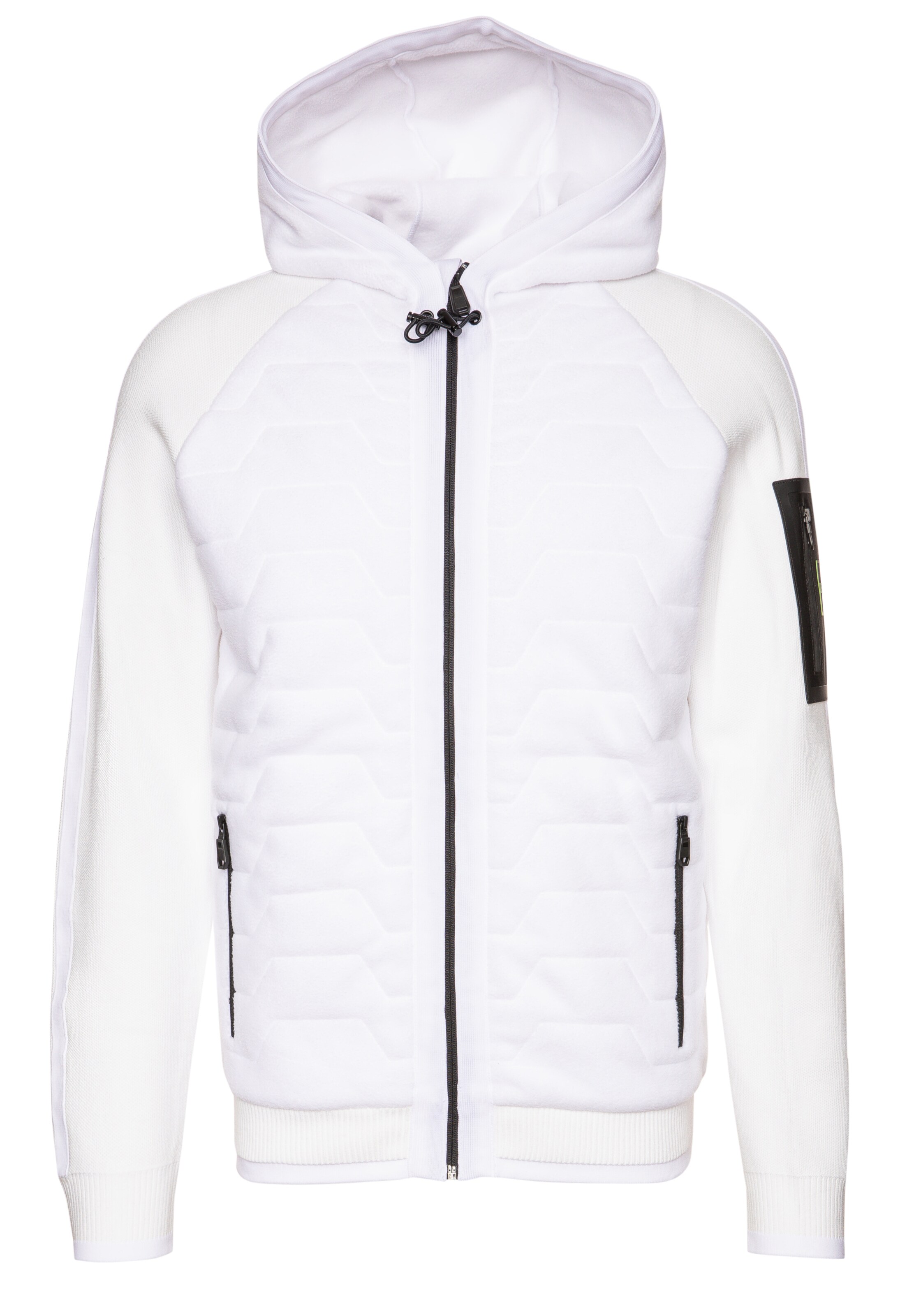 BOSS Übergangsjacke 'Martic' in Weiß: Vorderseite