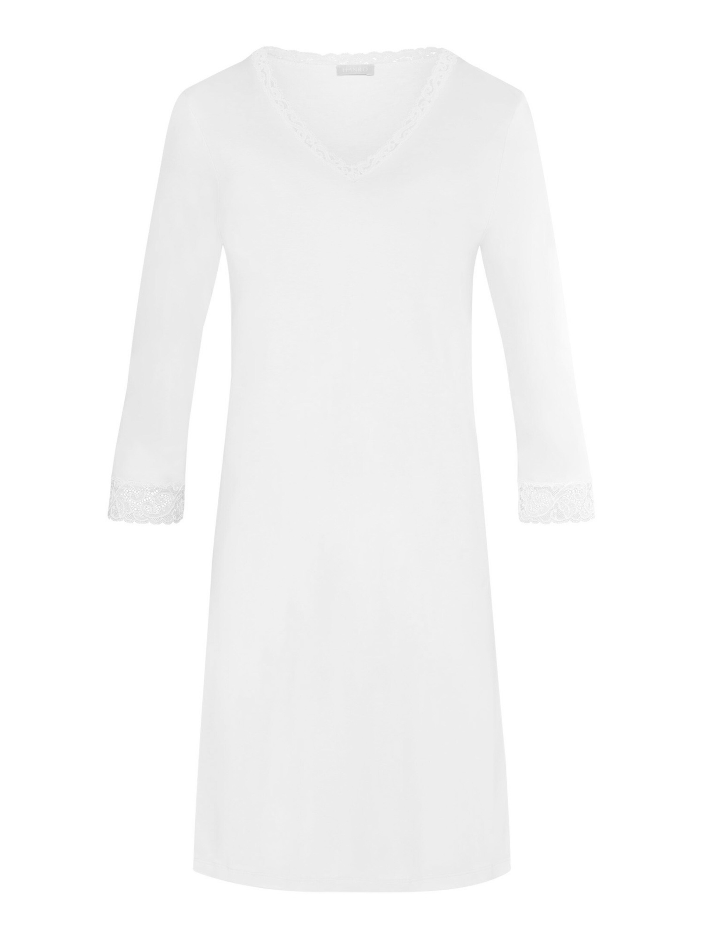Chemise de nuit ' Moments ' Hanro en blanc : devant