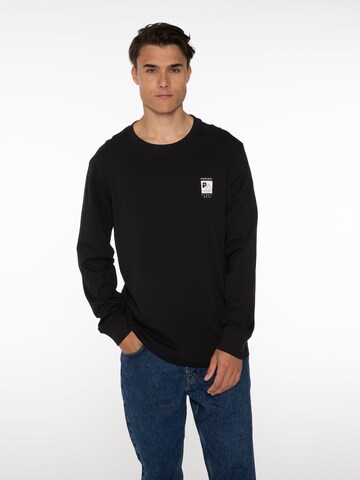 PROTEST Shirt 'SHELBY' in Zwart: voorkant