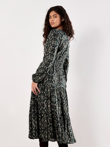 Apricot Dress 'Smock Waist Tiered' in Green