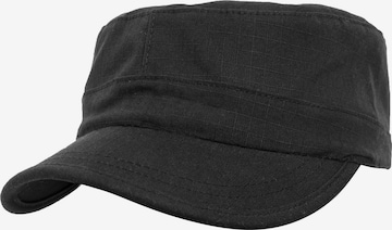 Casquette 'Top Gun Ripstop' Flexfit en noir : devant