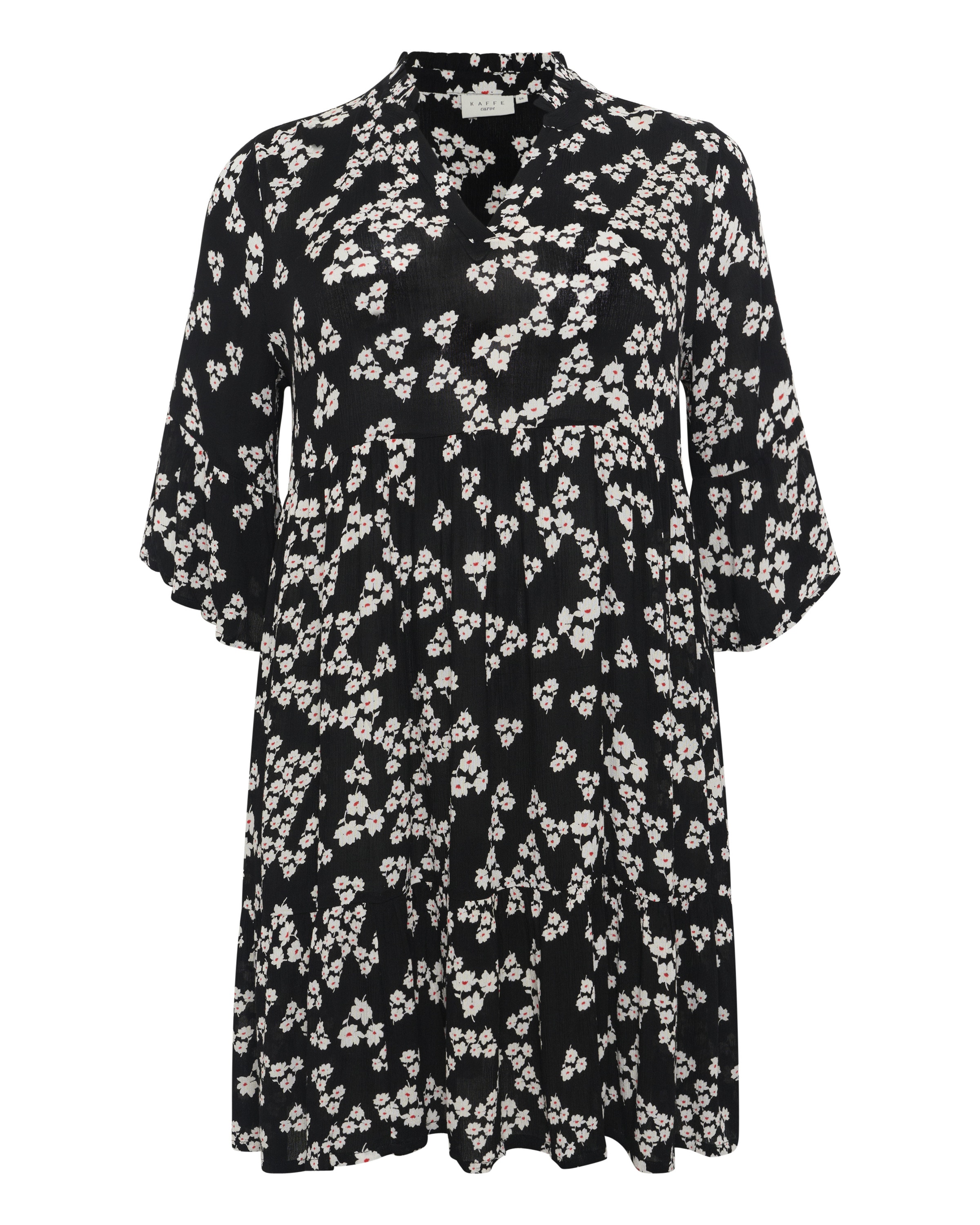 KAFFE CURVE Kleid 'Ami' in Schwarz: Vorderseite