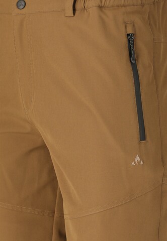 Whistler Regular Workout Pants 'AVIAN' in Brown