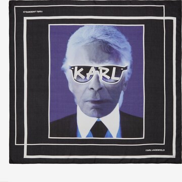 Foulard 'Archive' Karl Lagerfeld en noir