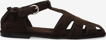 VENEZIA Sandale in Braun: Vorderseite