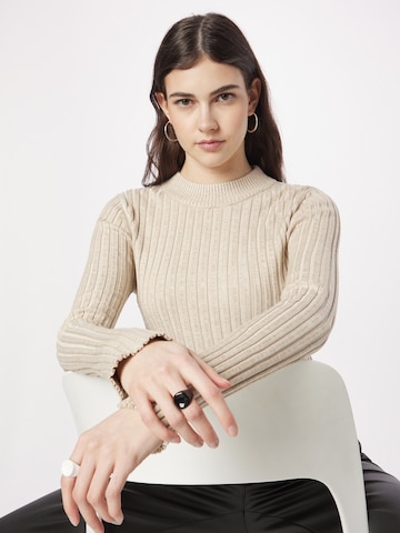 Gina Tricot Sweter 'Leah' w kolorze beżowy