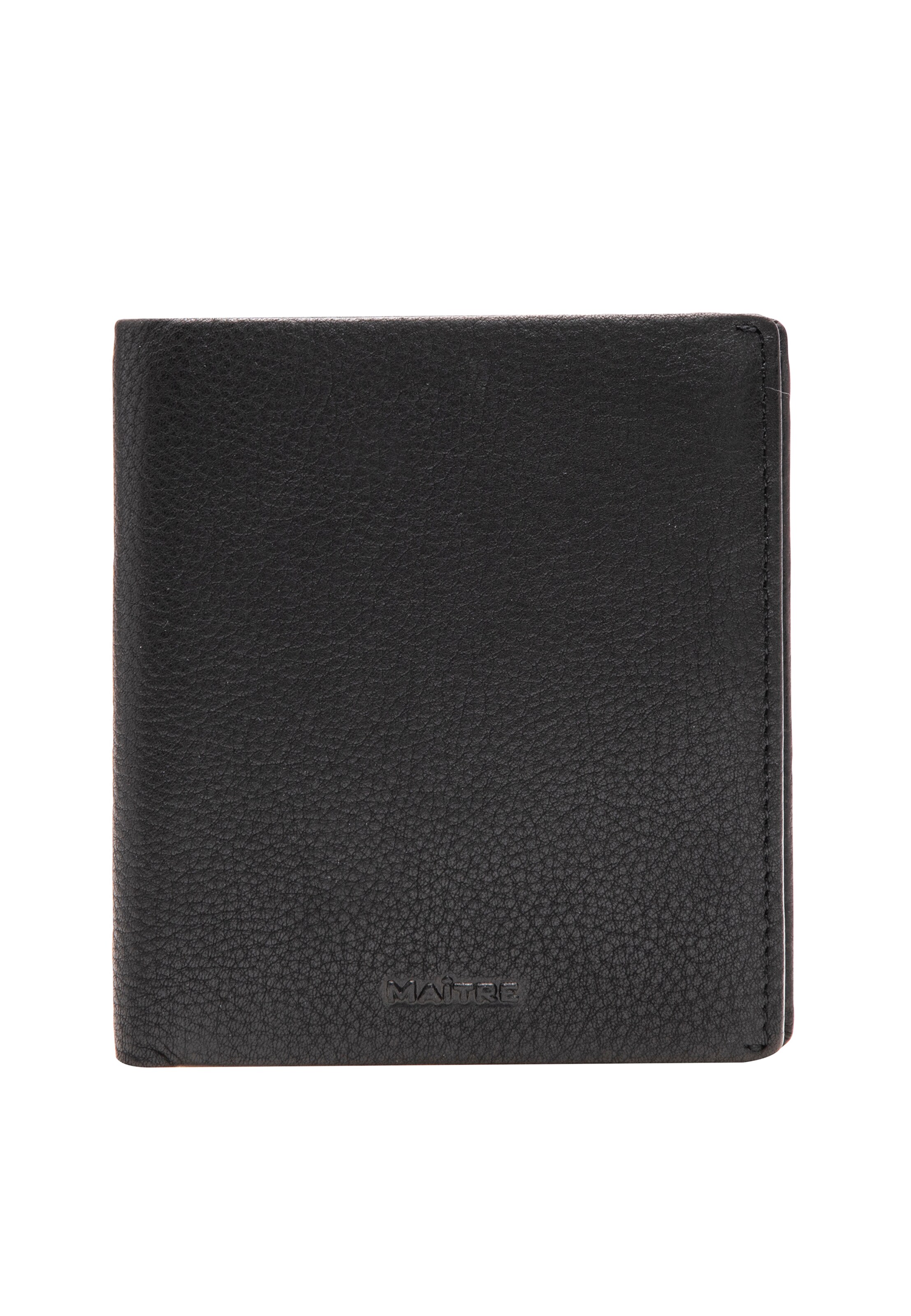 Maître Portemonnaie 'Schwarzerden Hugwald' in Schwarz: Vorderseite