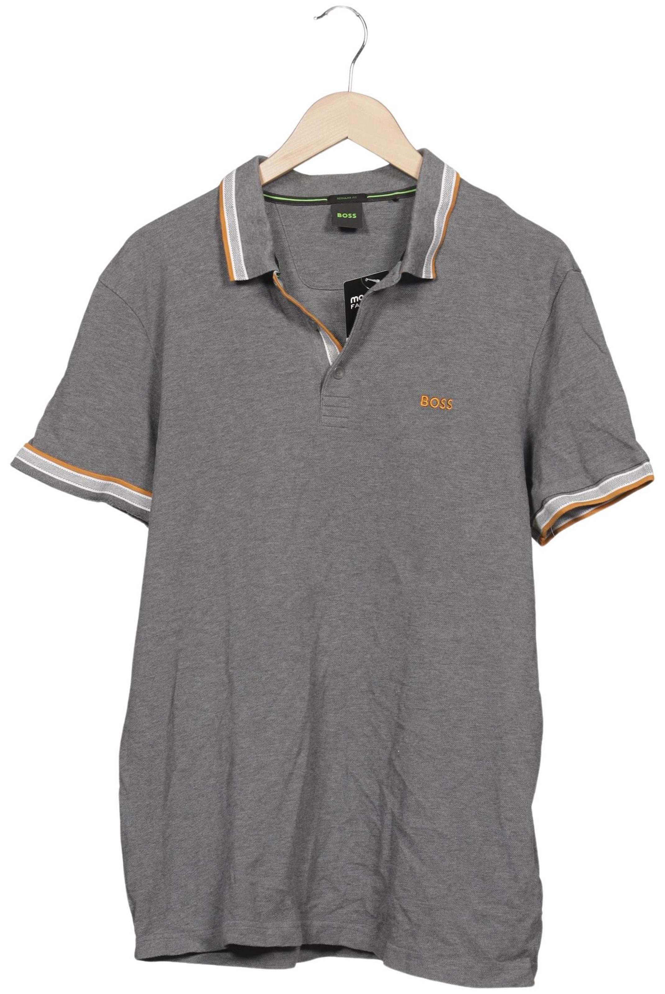 BOSS Green Poloshirt XXL in Grau: Vorderseite