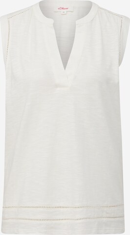 s.Oliver - Blusa en blanco: frente