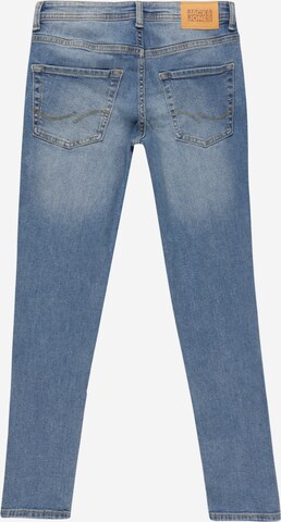 Slimfit Jeans 'GLENN' de la Jack & Jones Junior pe albastru