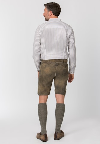 STOCKERPOINT Regular Trachtenshorts 'Herbert' in Braun