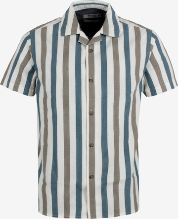 Coupe regular Chemise INDICODE en mélange de couleurs : devant
