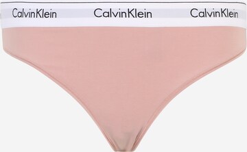 Calvin Klein Underwear Plus Thong in Pink: front