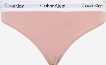 Calvin Klein Underwear Plus Стринги в Ярко-розовый: спереди