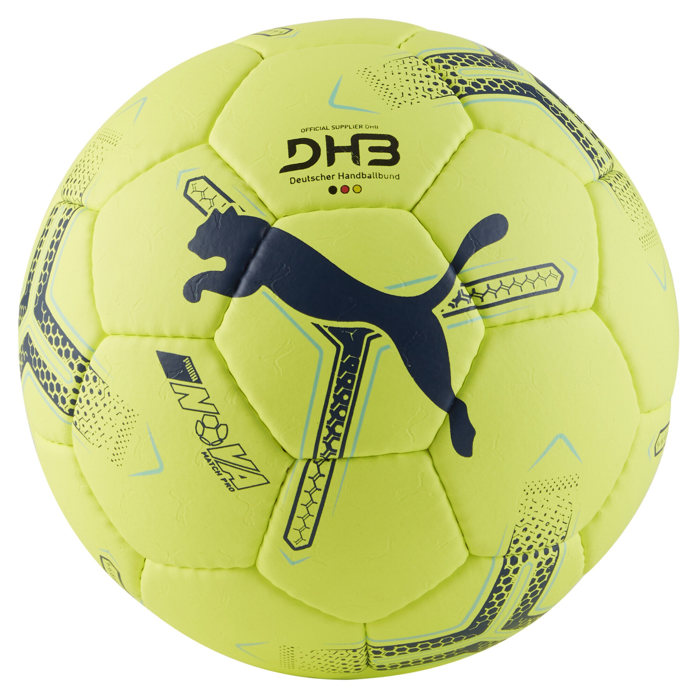 PUMA Ball 'Nova Match Pro' in Gelb: Vorderseite