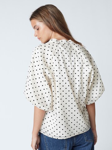 co'couture Blouse 'Dilan' in Beige
