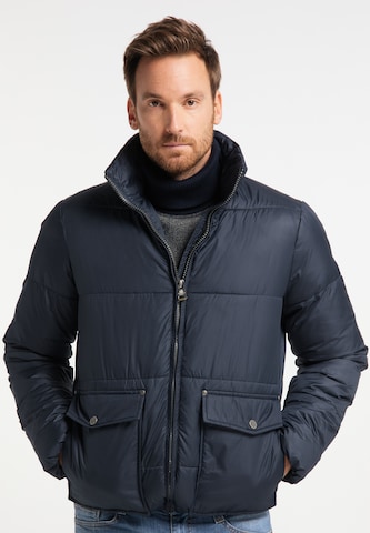 Veste d’hiver DreiMaster Vintage en bleu : devant