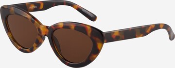 PIECES Sunglasses 'ALNIS' in Brown: front