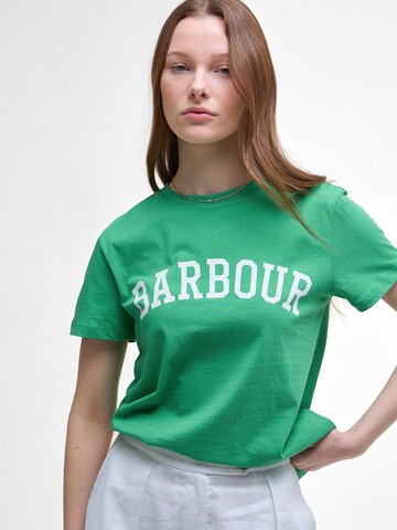 Barbour Футболка 'Bailey' в Зеленый