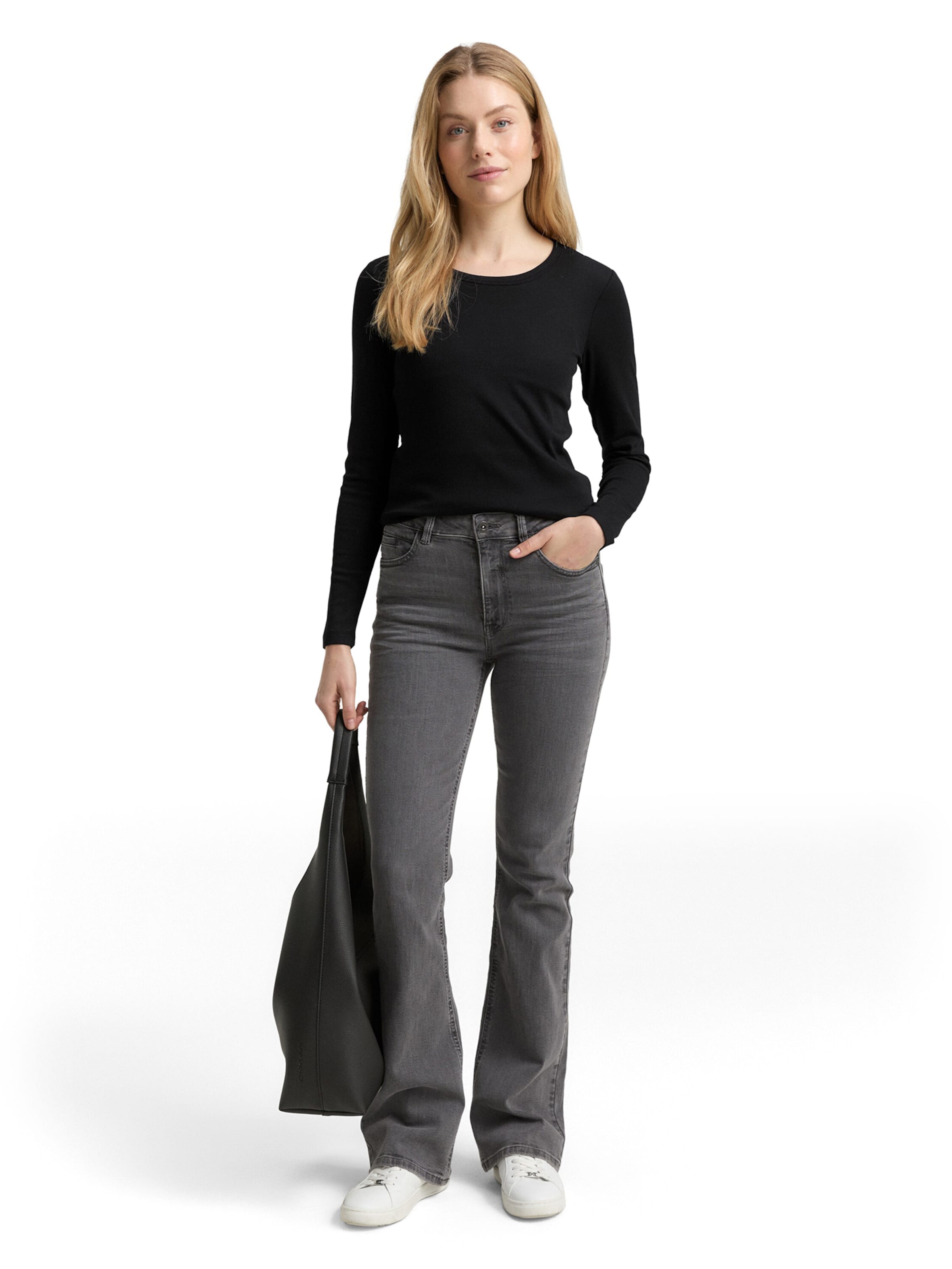 TOM TAILOR Μπλουζάκι σε μαύρο