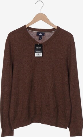 Lands‘ End Sweater & Cardigan in M in Brown: front