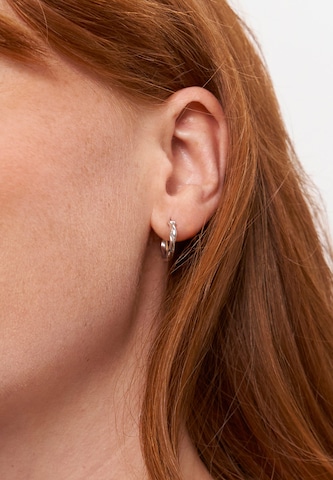 Stilnest Earrings 'Flux Mini' in Silver
