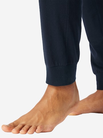 Pyjama long 'UNCOVER' uncover by SCHIESSER en bleu