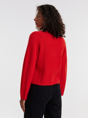 EDITED Knit Cardigan 'Logan' in Red